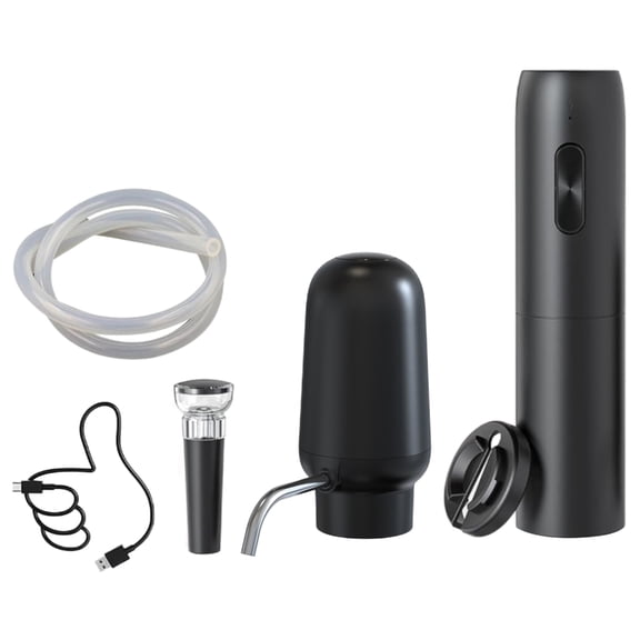 Electric Wine Pourer and Aerator Rechargeable Wine Decanter Wine Stoppers Wine Accessories for Women and Wine Lovers