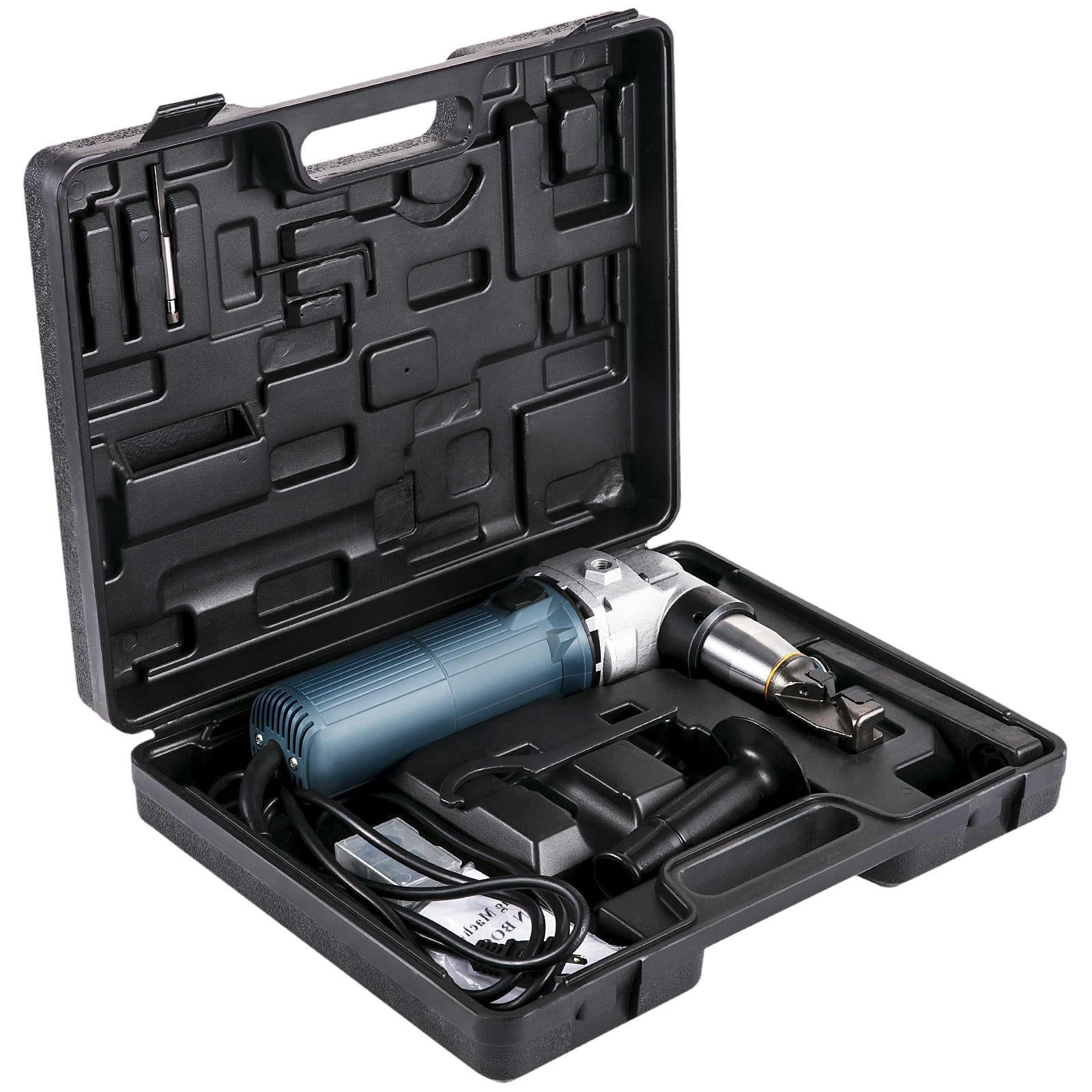 Electric Wire Cutting Machine 625W 1000RPM High Speed Rotor 0.16 Inch 4mm Metal Wire Cutter 110V with Replacement Blades Storage Box for Stainless Steel Aluminum Metal Sheets
