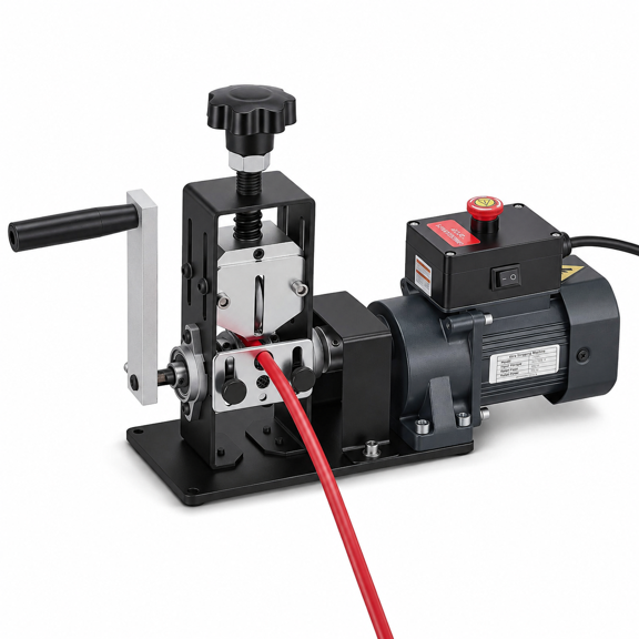 Electric Wire Stripper Machine for 1.5-22mm Wires, 3 Operation Modes