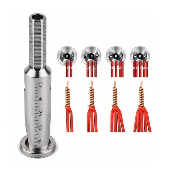 Electric Wire Twisting Tool - Electric Drill Accessories - Stripping Tool (Silver)