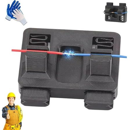 Electric Wire Welding Fixture,Welding Electrode Holder,Multi Functional Welding Fixture Tool,Welding Practice Holde Kit,Holding Power Welding Accessories for Mig, Tig and Spot Welding(Black,1PC)