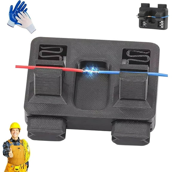 Electric Wire Welding Fixture,Welding Electrode Holder,Multi Functional Welding Fixture Tool,Welding Practice Holde Kit,Holding Power Welding Accessories for Mig, Tig and Spot Welding(Black,1PC)