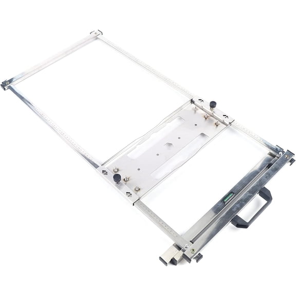 Electric Woodworking Circular Saw, CNCEST Multi-Function Steel Cutting Board Tool Edge Guide Positioning Frame Simple Woodworking Circular Saw Kit Fit for DIY Woodworking