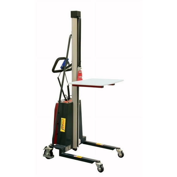 Electric Work Positioner Truck, 59" Lift Height 330 lbs Cap.