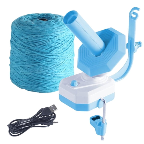 Electric Yarn Winder for Crocheting, Yarn Ball Winder, Large Automatic Electric YarnWinder, with Spring Stepless Speed YarnWinder, for Knitting Enthusiast Automatic Wool Spinner