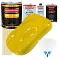 thumbnail image 1 of Electric Yellow Gallon URETHANE BASECOAT CLEARCOAT Auto Paint FAST Kit, 1 of 6