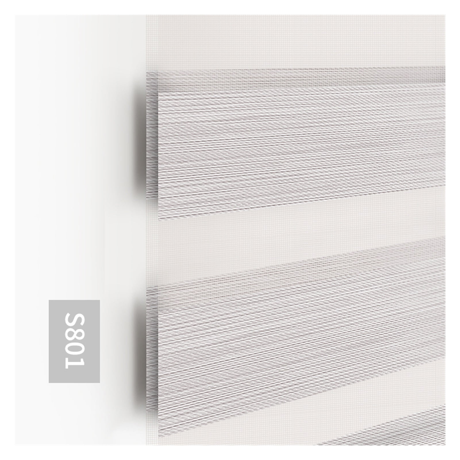 Electric Zebra Blinds With Square Dust Cover Thick Fabric Smart Window