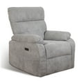 thumbnail image 1 of Electric Zero Gravity Recliner Chair with USB Charging Port, Extra Wide Design for Adults, Ergonomic Lumbar Support, Light Gray, 1 of 7