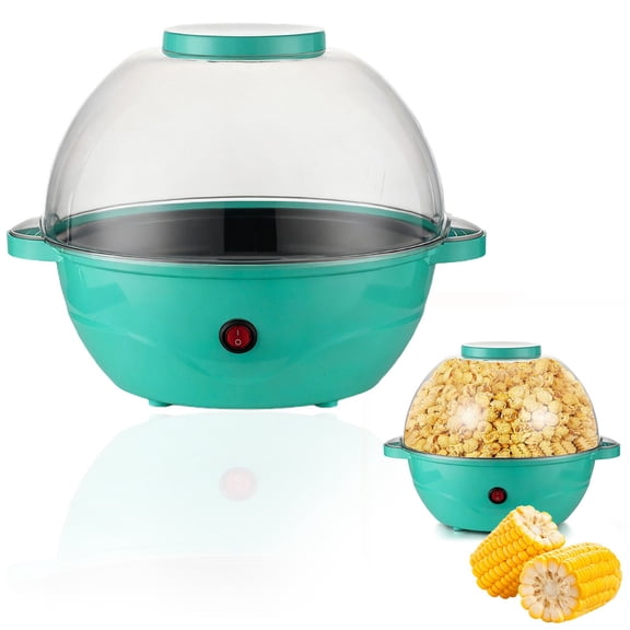 Electric air popper popcorn maker Automatic Stirring Popcorn Machine, Electric Air Popper with Hot Oil Option for Home