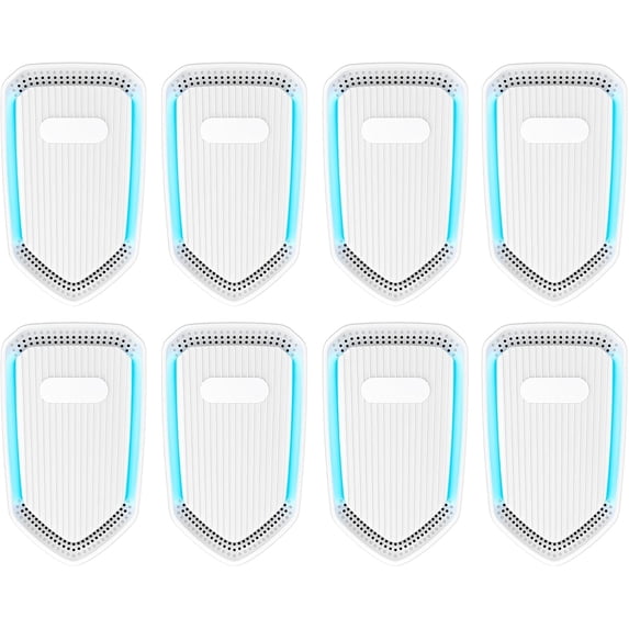 Electric air purifier, 8 pack portable home use negative ion air freshener, filterless quiet air purifier, suitable for home, office, kitchen, bathroom, mini air purifier for pet odors, dust, smoke