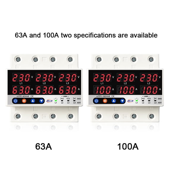 Electric appliance protector,Off And Reset Function And Modes 3p And With Off Modes Ions With Twirltide Hxber And Or And Appliance Siuke And Multicolor 100A