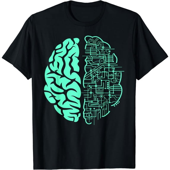 Electric brain, artificial intelligence T-Shirt