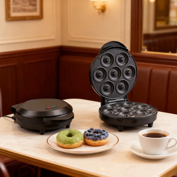 Electric Breakfast Panini Press - Multifunctional, Adjustable Temperature, Lightweight & Fast Heating