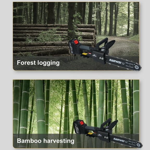 Electric chain saw,Lock Battery Operated Battery Safety Lock 12inch 21v 4000mah Saw With Motor With Motor 21v 4000mah Battery Operated Saw With Battery Operated Saw Black PLUG 1 Battery