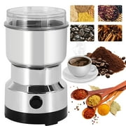 Electric coffee grinder, mini spice grinder, multifunctional grain nut seasoning coffee beans, dry grain grinder for spice seeds, rice bean seasoning