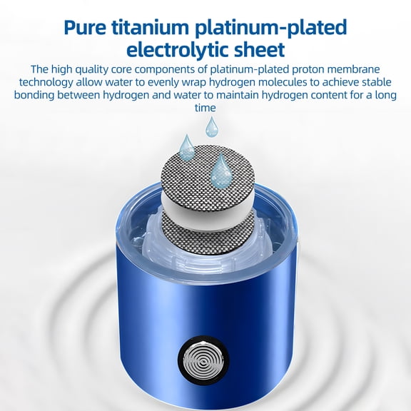 Electric cup,With Pem And Water Bottle Pem And Spe Water Ionizer With And Spe Usb Water Office 330ml Bottle - Water Usb Reable Water Ionizer With Pem - Water Ionizer Buzhi