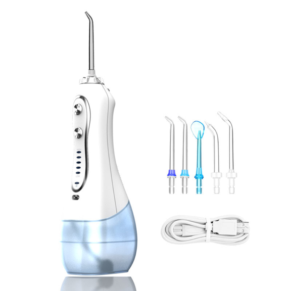 Electric dental irrigator, powerful dental calculus, pulse orthodontic cleaning, water flosser, waterproof