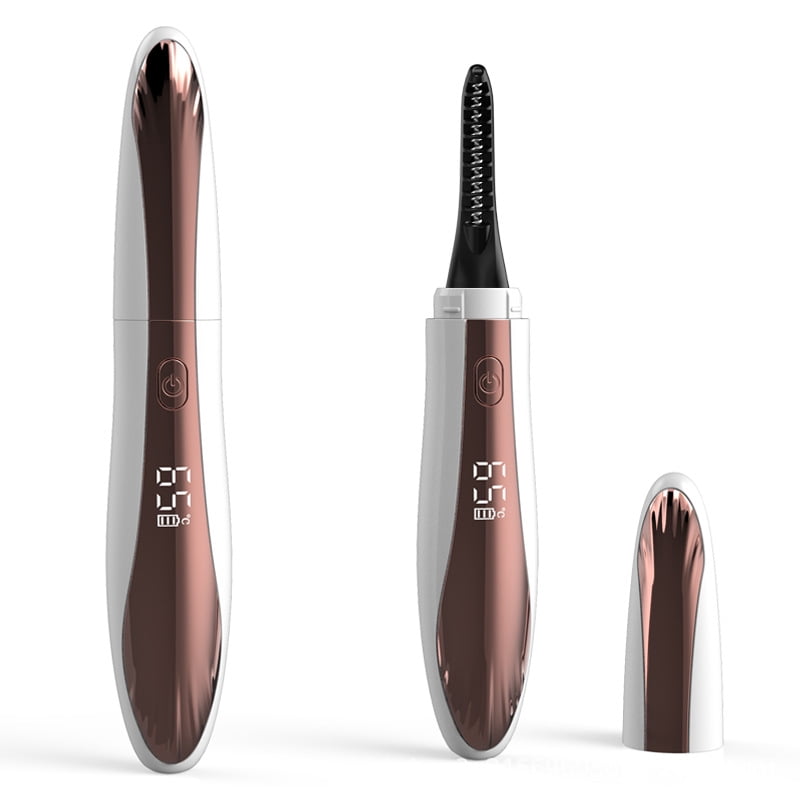 Electric eyelash curler, four-level temperature control, 8-second rapid heating, long-lasting styling, anti-scald design, Type-C charging, suitable for natural and false eyelashes