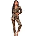 thumbnail image 1 of womens-print-pajama-set-long-sleeve-tops-and-pants-loungewear-sleepwear, 1 of 10