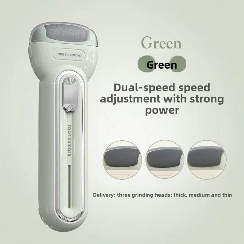 Electric foot grinder, exfoliating calluses, gentle and not hurting the skin, multi-speed speed regulation, intelligent digital display, with auxiliary lighting.
