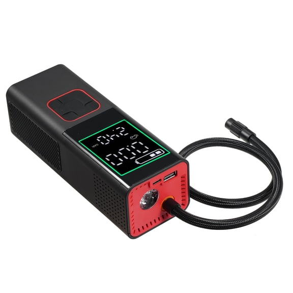 Electric inflator,Air Compressor Tires Bike Ball Tires 2600mah Battery Lcd Screen Car Pump With Lcd Compressor 160psi Air Tire Inflator Air Pump Car Tires Battery Reable Bike With Lcd Screen