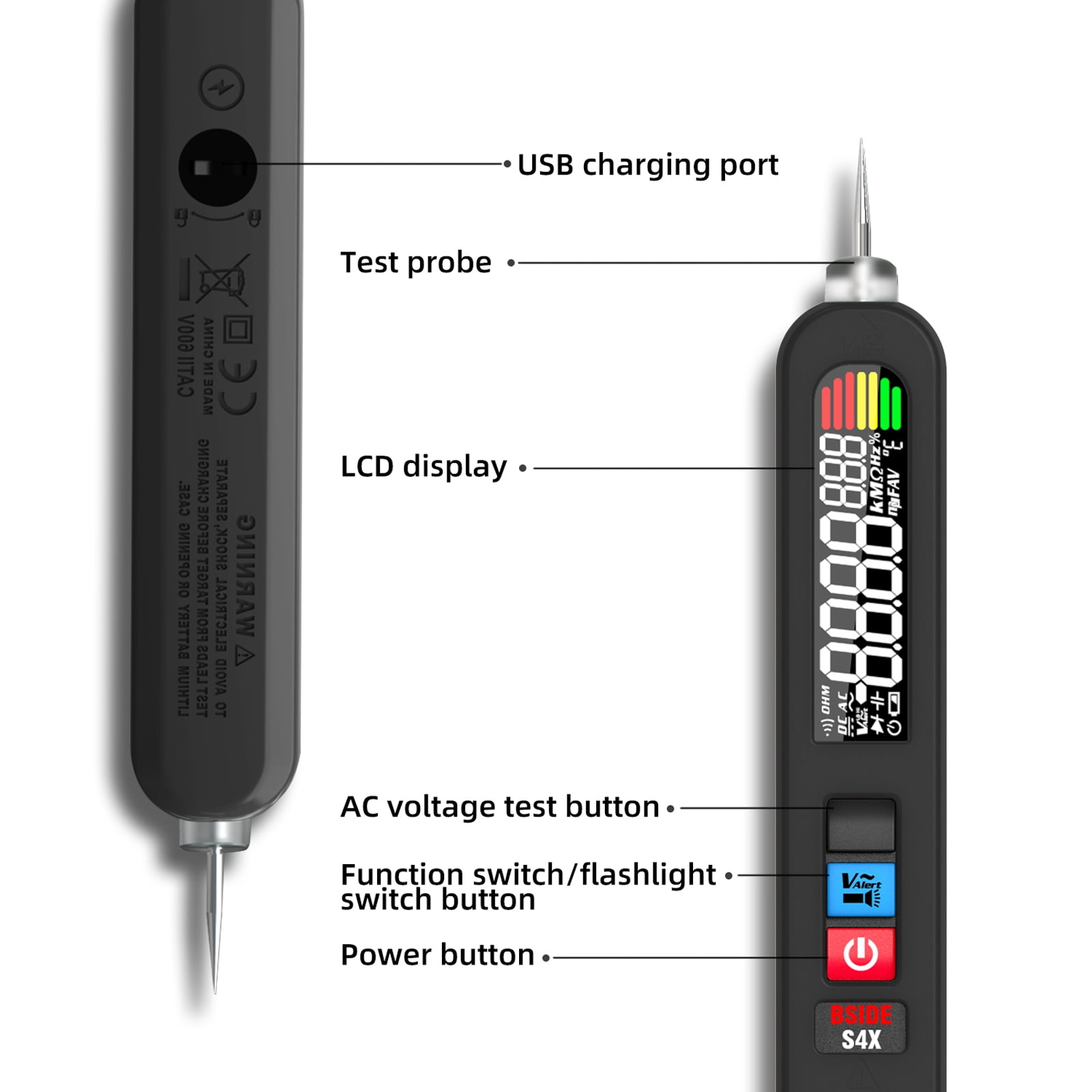 Electric measuring pen,Test Pen Circuit Continuity Test Buzhi Line Pen ...