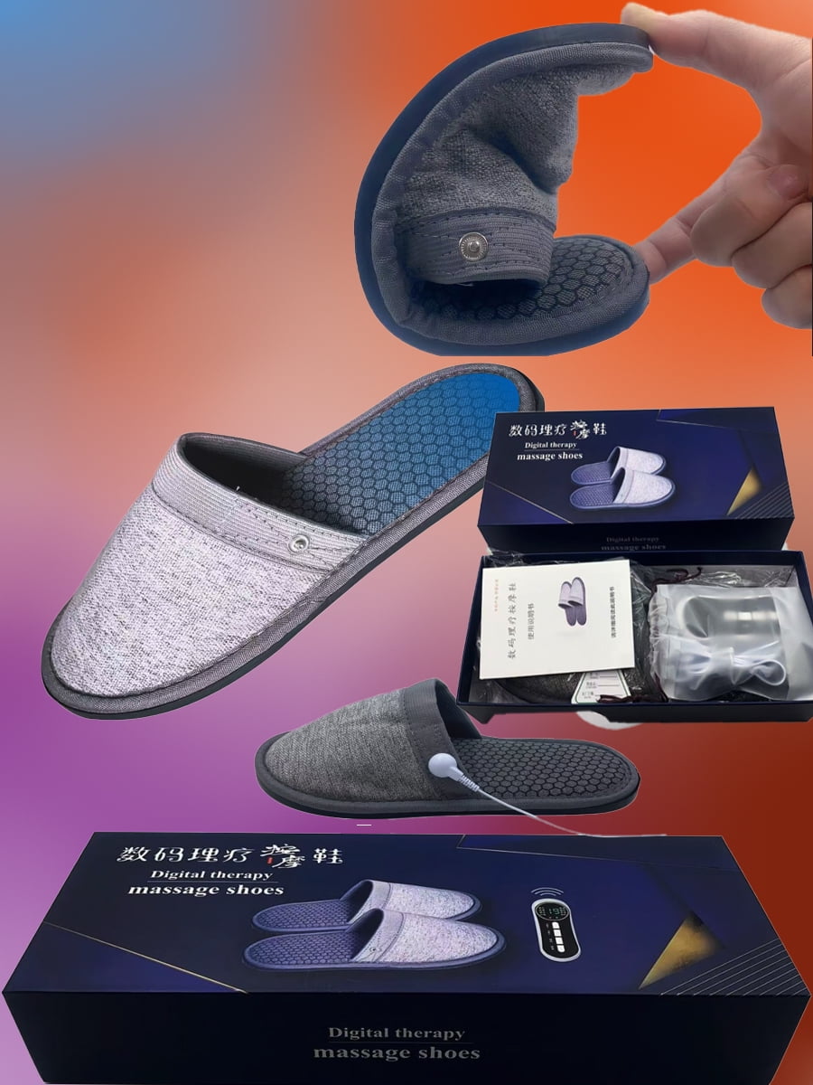 Electric micro-current massage slippers