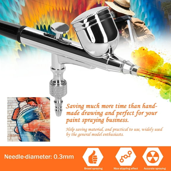 Electric paint sprayer,Airbrush Airbrush Air Pump Set Model Diy Model Diy Art Air Compressor Kit 20-35psi Airbrush Pump Airbrush Set Dsfen Huiop Kit Professional 0.