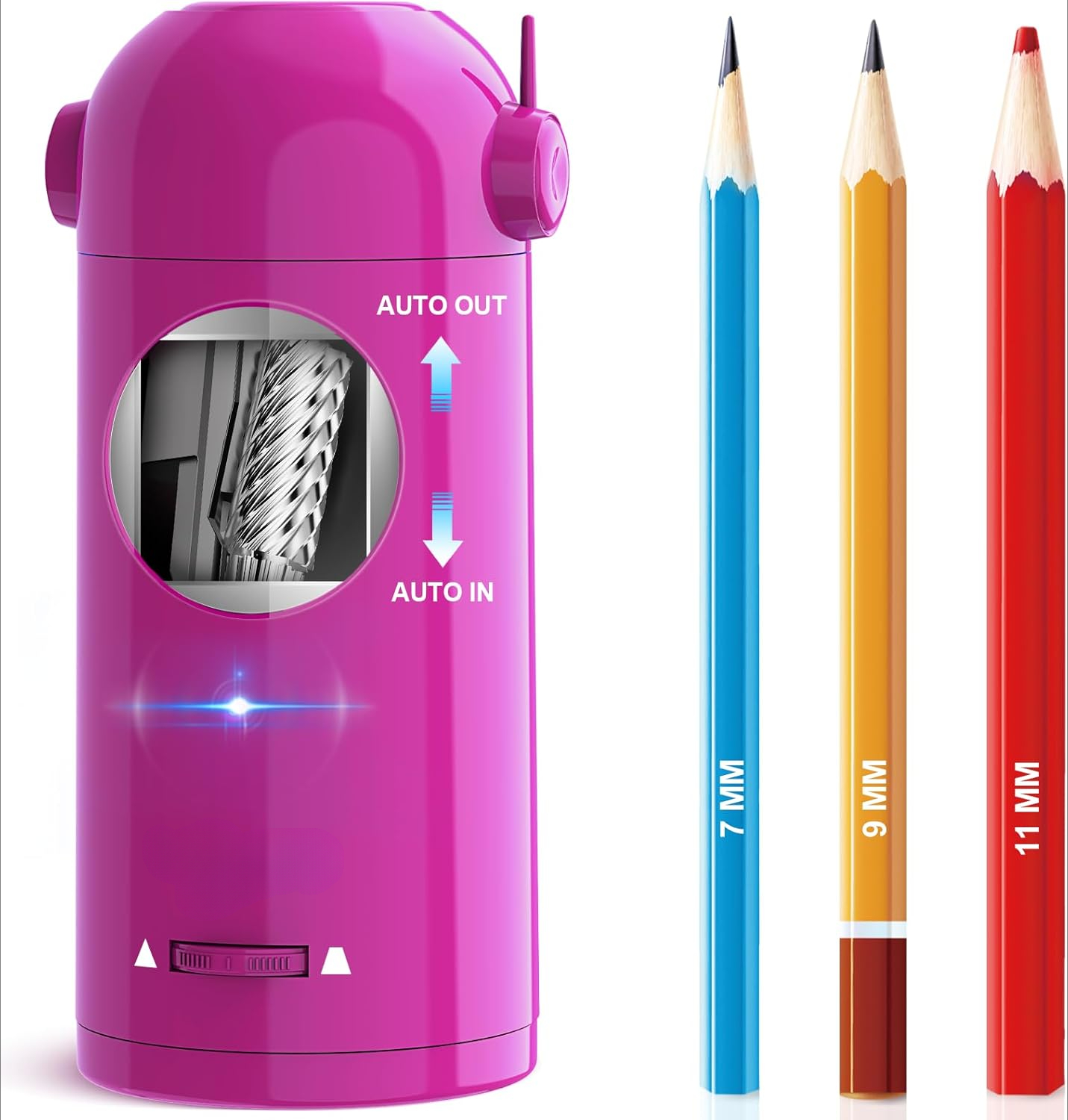 Electric pencil sharpener, fully automatic robotic pencil sharpener, suitable for 7-11.5mm pencils