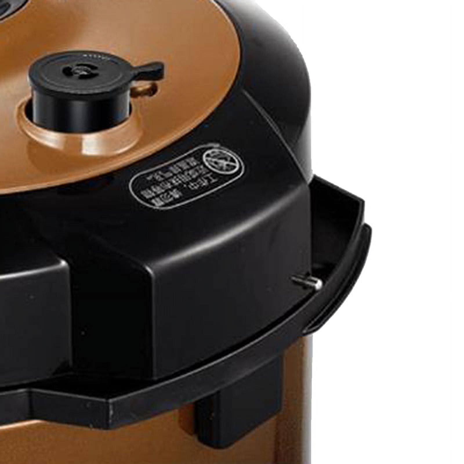 Electric pressure cooker exhaust valve steam pressure limiting safety