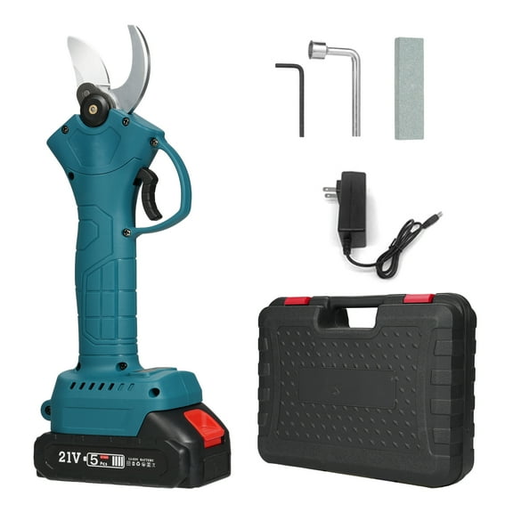 Electric scissors,Portable Handheld Shears Battery Powered Branch Carry Reable 2000mah Shears With Carry 30mm Max Diameter Powered Branch Pruner 21v Portable Handheld  Plug & 1 Battery
