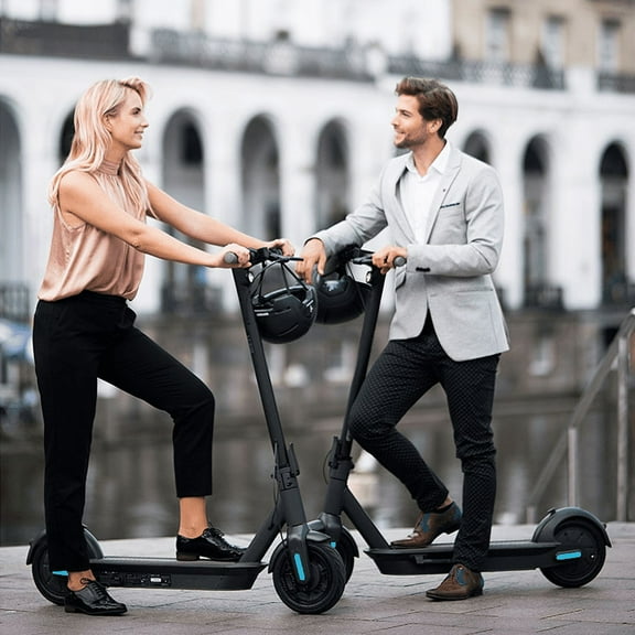 Electric scooter 10 inch folding electric scooter 36V10ah battery life 20Miles with 350W powerful motor system, faster acceleration up to 25km/h, more stable body driving
