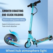 OTHER Electric Scooter Foldable Self Balancing Adult Black One-Click Folding Ambient Light Wheels 1 Pack