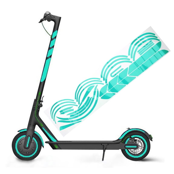 Electric scooters Reflective Film Sticker waterproofs decals scooters Night Safety Warning Sticker Wheel Decorative Sticker
