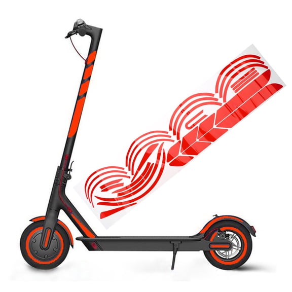 Electric scooters Wheel hubs Protective Reflective Sticker Night Cycling Warning Sticker waterproofs scooters decals Decoration