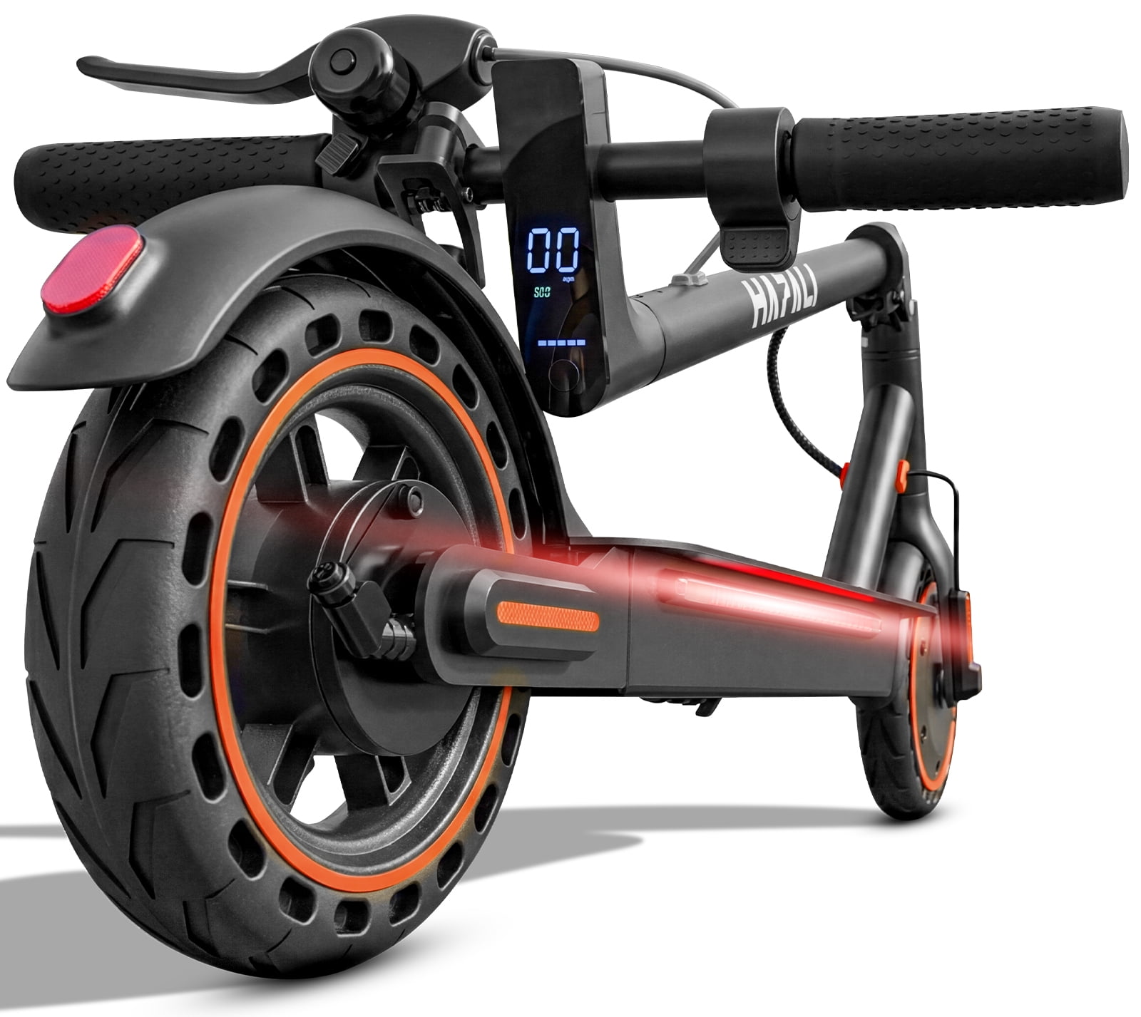 Electric scooters for adults, 550W Motor 19Mph Portable Folding E Scooter Up to 19 Miles Range, 8.5"Tire, with Side Light and APP