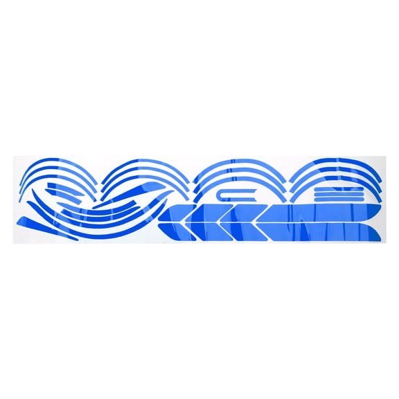 Electric scooters waterproofs Reflective Sticker decals Night Safety Warning Sticker Wheel hubs Protective Sticker
