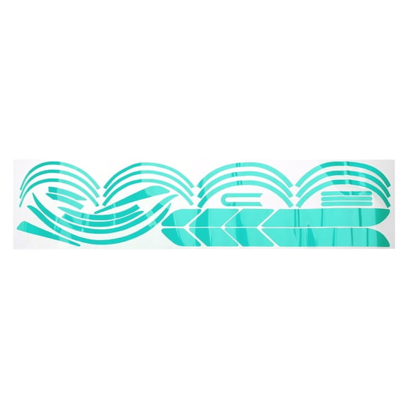 Electric scooters waterproofs Reflective Sticker waterproofs decals scooters Night Safety Warning Sticker Easy to Use