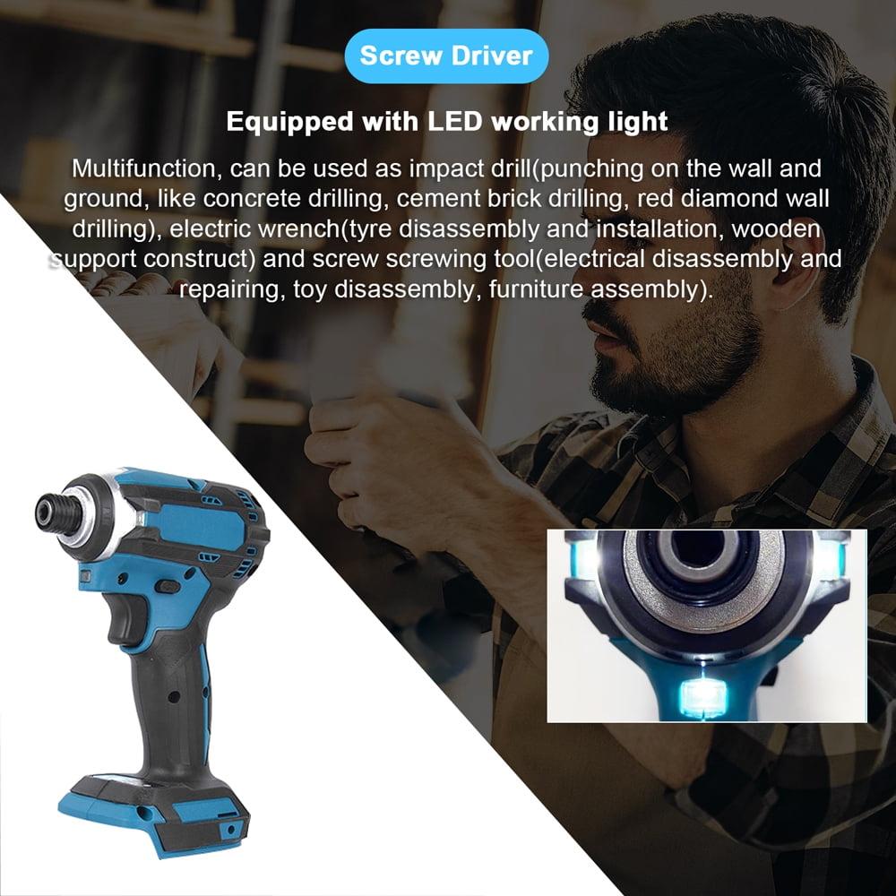 Electric screwdriver,Adjustment Screw Driver Rotation 18v Drill Speeds ...