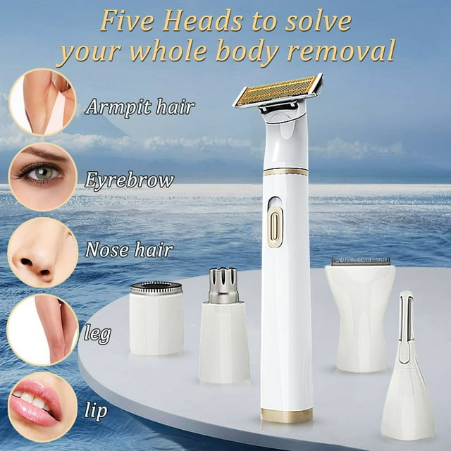 Electric shavers womens electric razor for legs 5 in 1 Electric Razor for Women Cordless Face