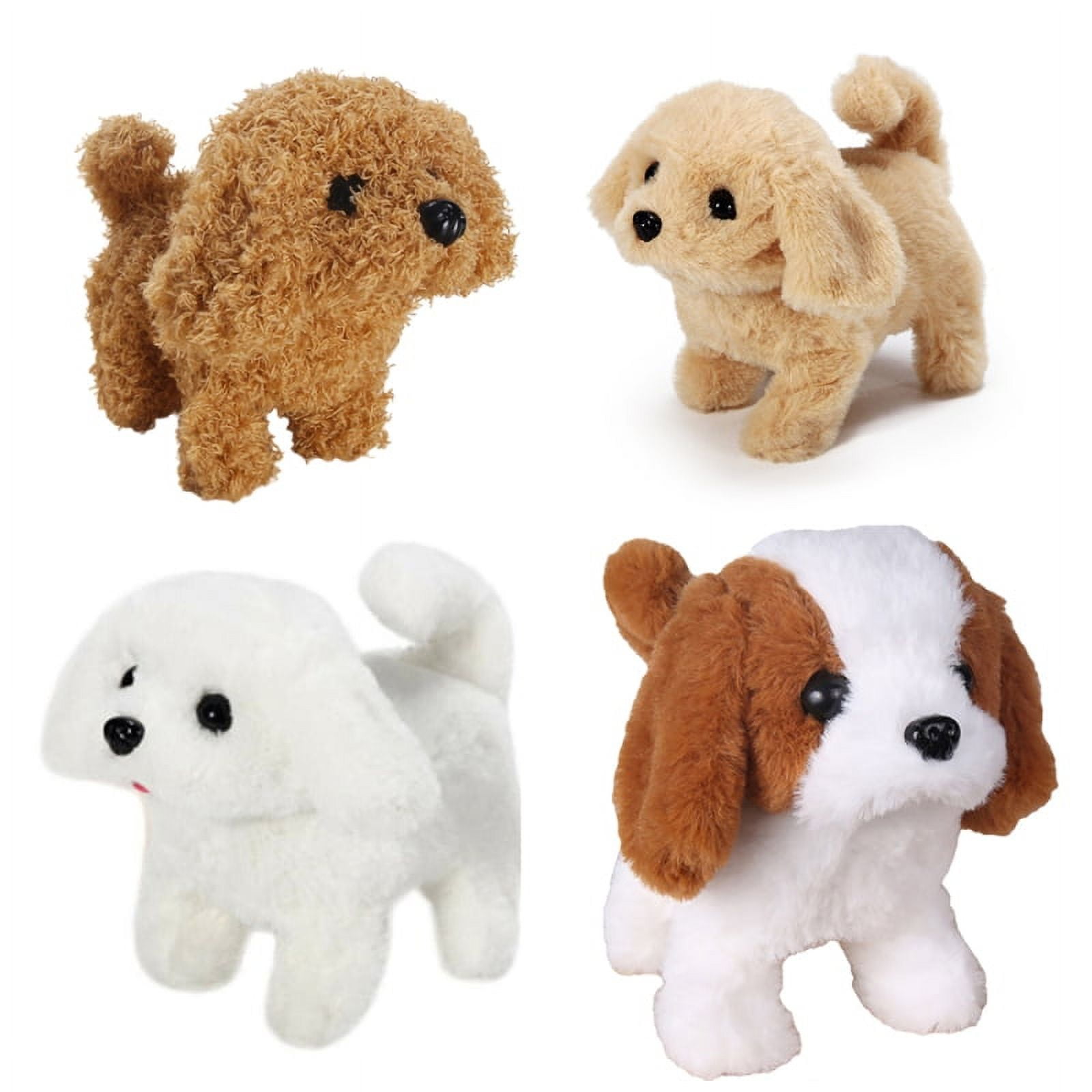Electric simulation dog plush doll toy robotic dog golden retriever