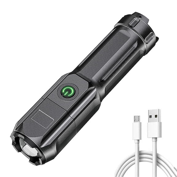 Electric torch,Modes And 3 Modes And With 3 Modes Led Handheld And Use Lumen With 3 Handheld Able Lumen Eryue Papapi Huiop Buzhi Black Without Side Light