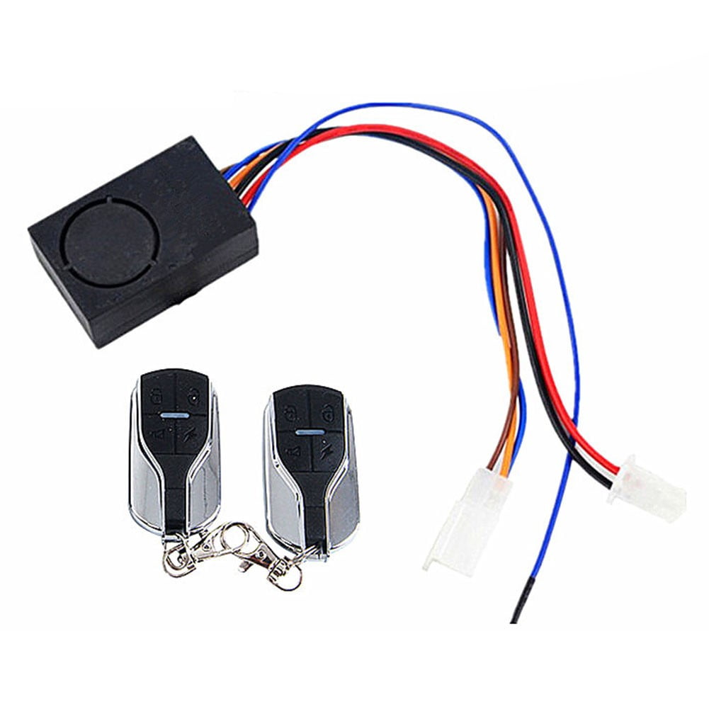 Electric vehicle antitheft lock alarm ebike remote control onebutton
