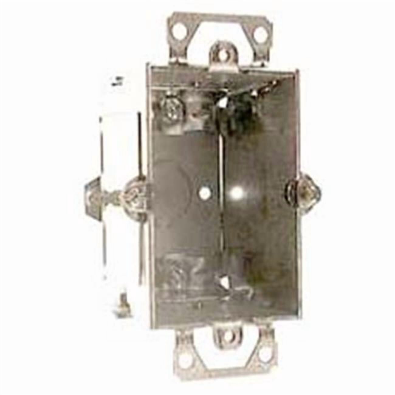 Electrical Box, 12.5 cu in, Switch Box Type, 1 Gang, Galvanized Zinc ...