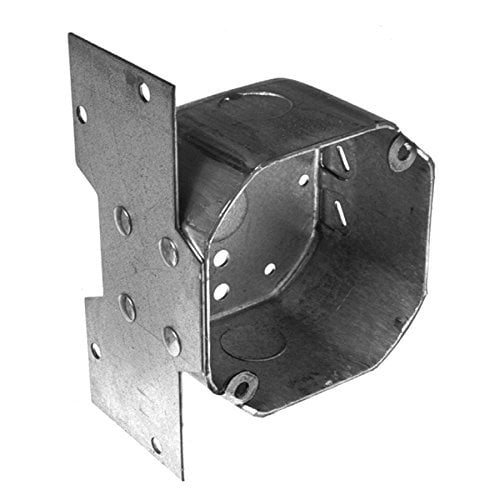 RACO Round Electrical Ceiling Pan Box - 8 Gang, Silver