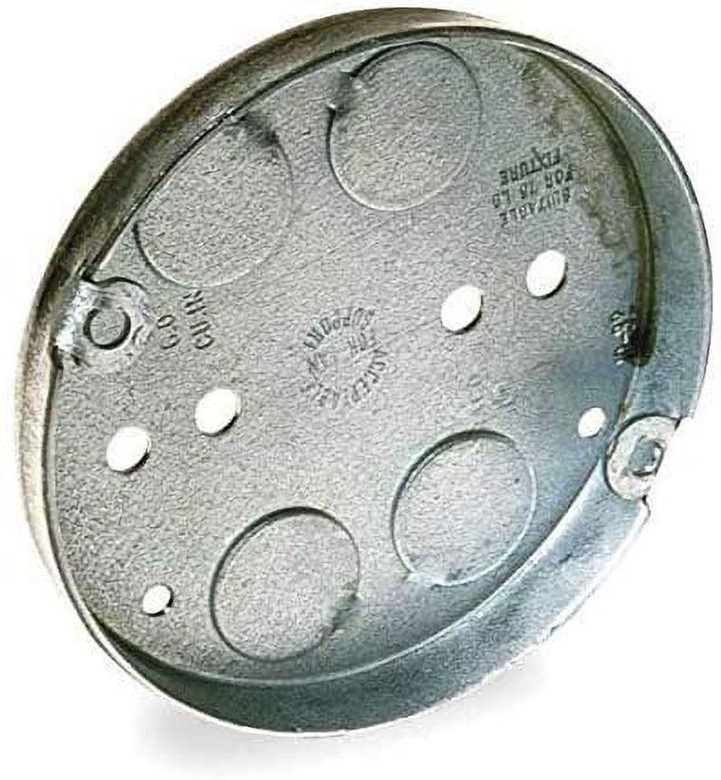 Electrical Box, Round Ceiling Pan