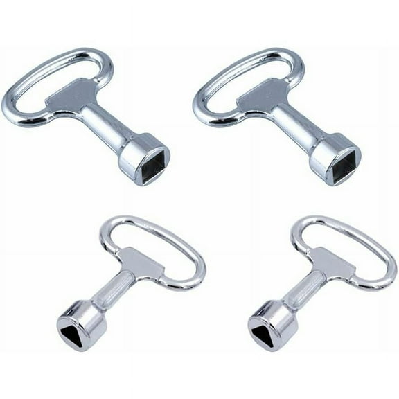 Electrical Cabinet Key Set, Universal Slotted Key Durable Alloy For Smooth Unlocking Experience, Round And Smooth Polished Surface Without Burrs, Compact Size For Easy Storage