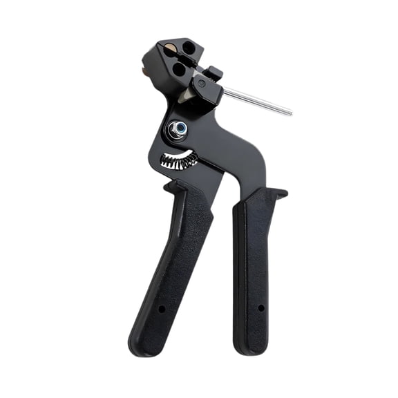 Electrical Cable Ties, Stainless Steel Cable Tie Tightener, Stainless Steel Zip Tie Tool - Fastens & Cuts Metal Cable Ties - For Fencing, Pipe Wrapping, Electrical Work, Cable