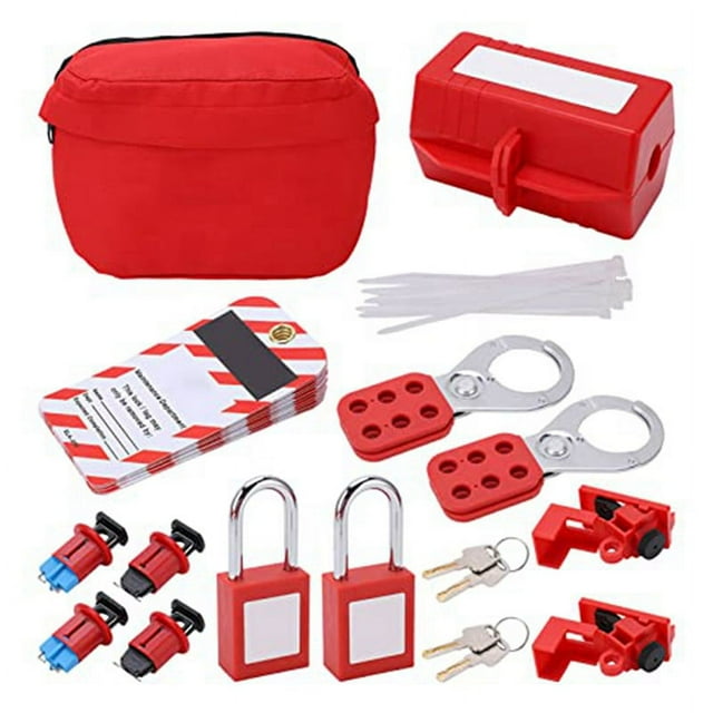 Electrical Circuit Breaker Lockout Tagout Kit, for Industry, Auto