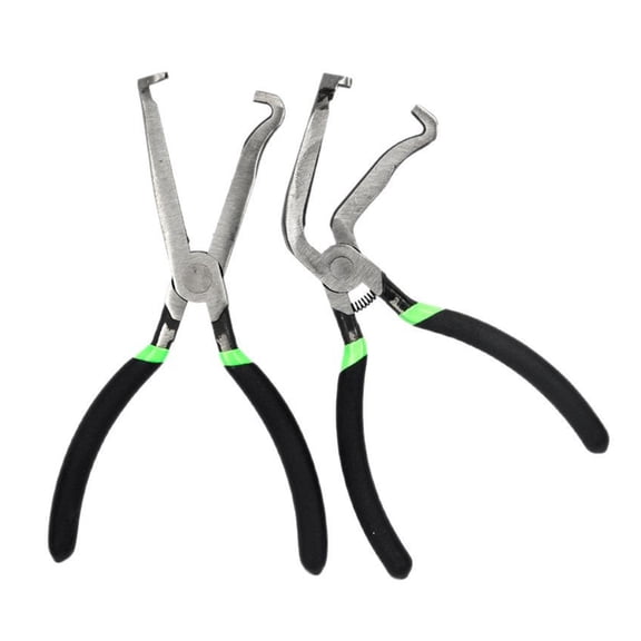 Electrical Connector Pliers Set Includes Straight & 60 Bent Tool Disconnection Plier for Easy Plugs Removal in Tight Space